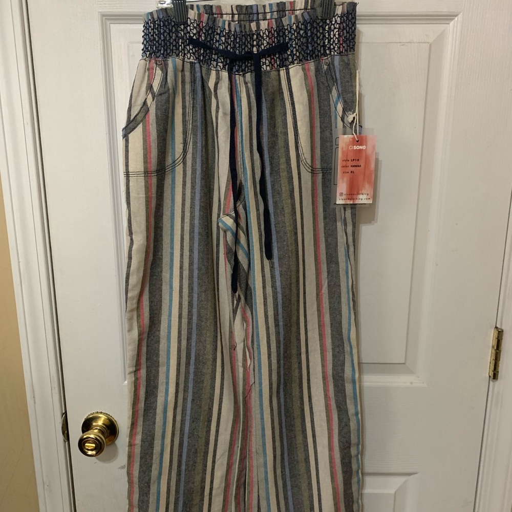 NWT Ci Sono linen pants